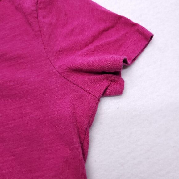 Eddie Bauer Casual Pullover Short Sleeve Shirt Womens Size Medium M Pink - Picture 5 of 7